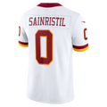 Qdoa W.Commanders #0 Mike Sainristil White Vapor F.U.S.E. Stitched Limited Stitched Jerseys