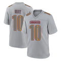 Qdoa W.Commanders #10 Tress Way Player Gray Atmosphere Fashion Home Game Stitched Jerseys