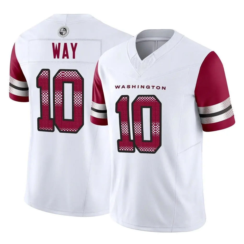 Qdoa W.Commanders #10 Tress Way Player White Vapor F.U.S.E. Limited Home Game Stitched Jerseys