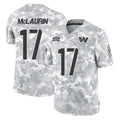 Qdoa W.Commanders #17 Terry Mclaurin Player Arctic Camo Limited Salute To Service Home Game Stitched Jerseys