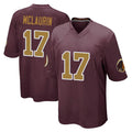 Qdoa W.Commanders #17 Terry Mclaurin Player Burgundy Alternate Home Game Stitched Jerseys