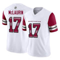 Qdoa W.Commanders #17 Terry Mclaurin Player White Vapor F.U.S.E. Limited Home Game Stitched Jerseys