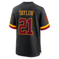 Qdoa W.Commanders #21 Sean Taylor Black Hail Raiser Alternate Retired Player Game Stitched Jerseys