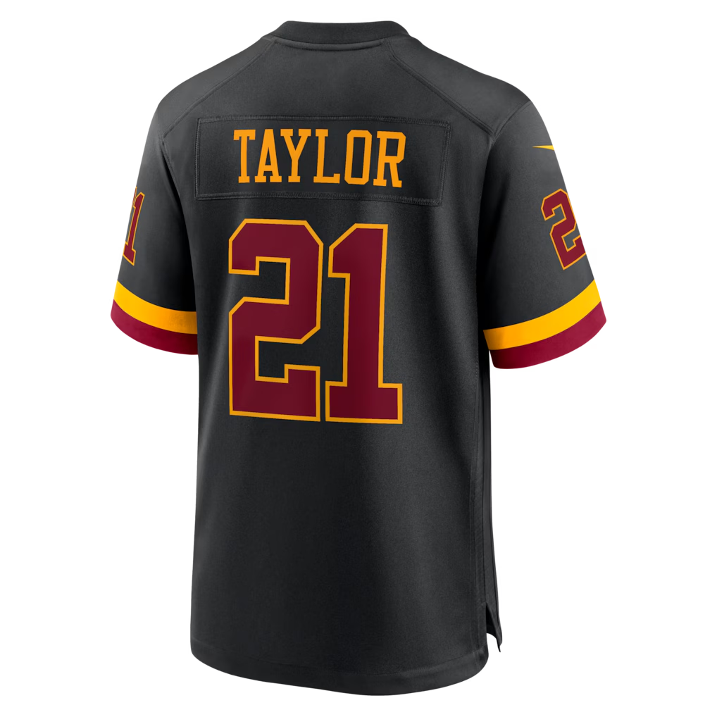 Qdoa W.Commanders #21 Sean Taylor Black Hail Raiser Alternate Retired Player Game Stitched Jerseys