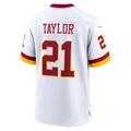 Qdoa W.Commanders #21 Sean Taylor White Game Super Bowl Era Stitched Jerseys