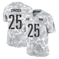 Qdoa W.Commanders #25 Nick Cross Player Arctic Camo Limited Salute To Service Home Game Stitched Jerseys