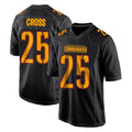 Qdoa W.Commanders #25 Nick Cross Player Black Carbon Fashion Home Game Stitched Jerseys