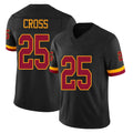 Qdoa W.Commanders #25 Nick Cross Player Black Limited Vapor Home Game Stitched Jerseys