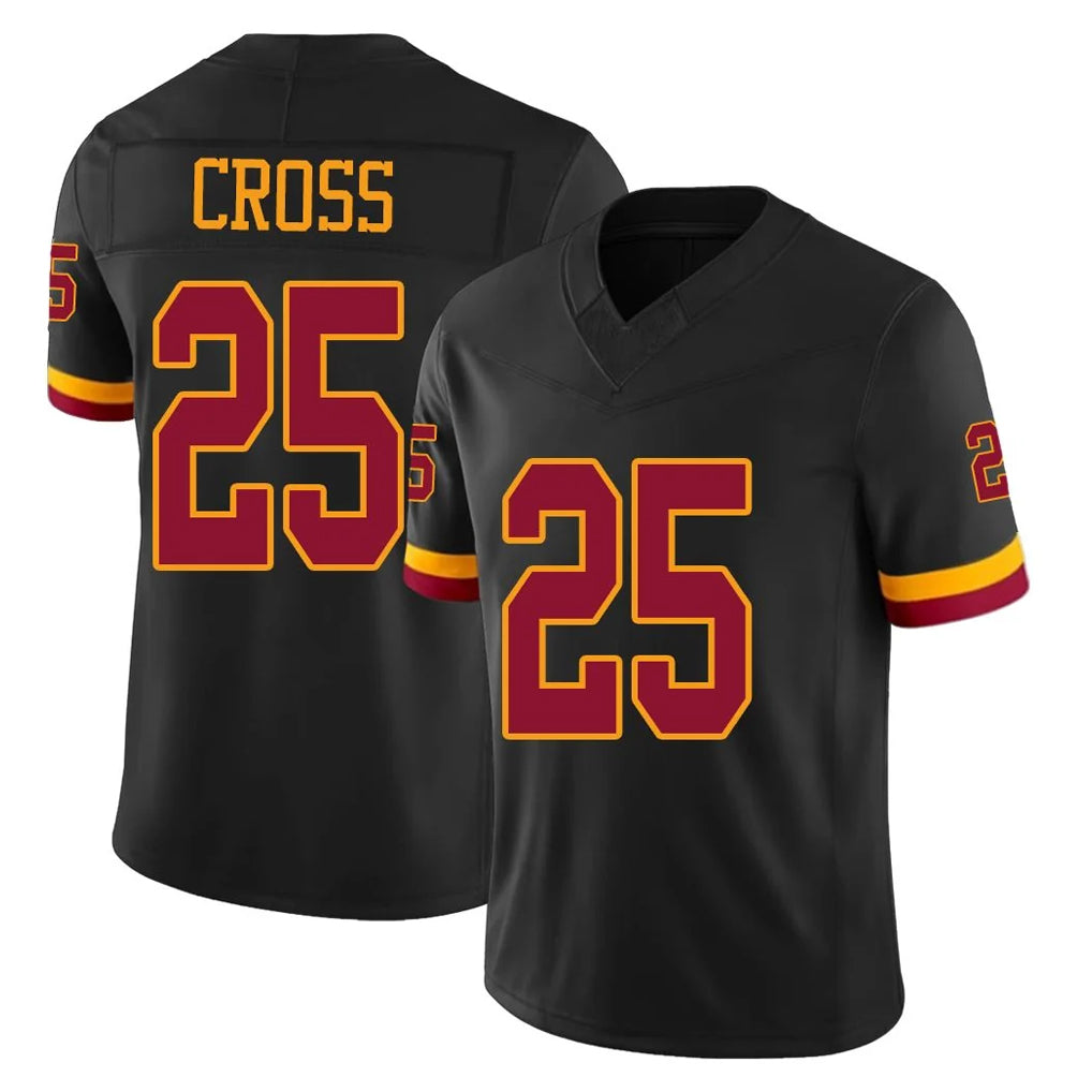 Qdoa W.Commanders #25 Nick Cross Player Black Limited Vapor Home Game Stitched Jerseys