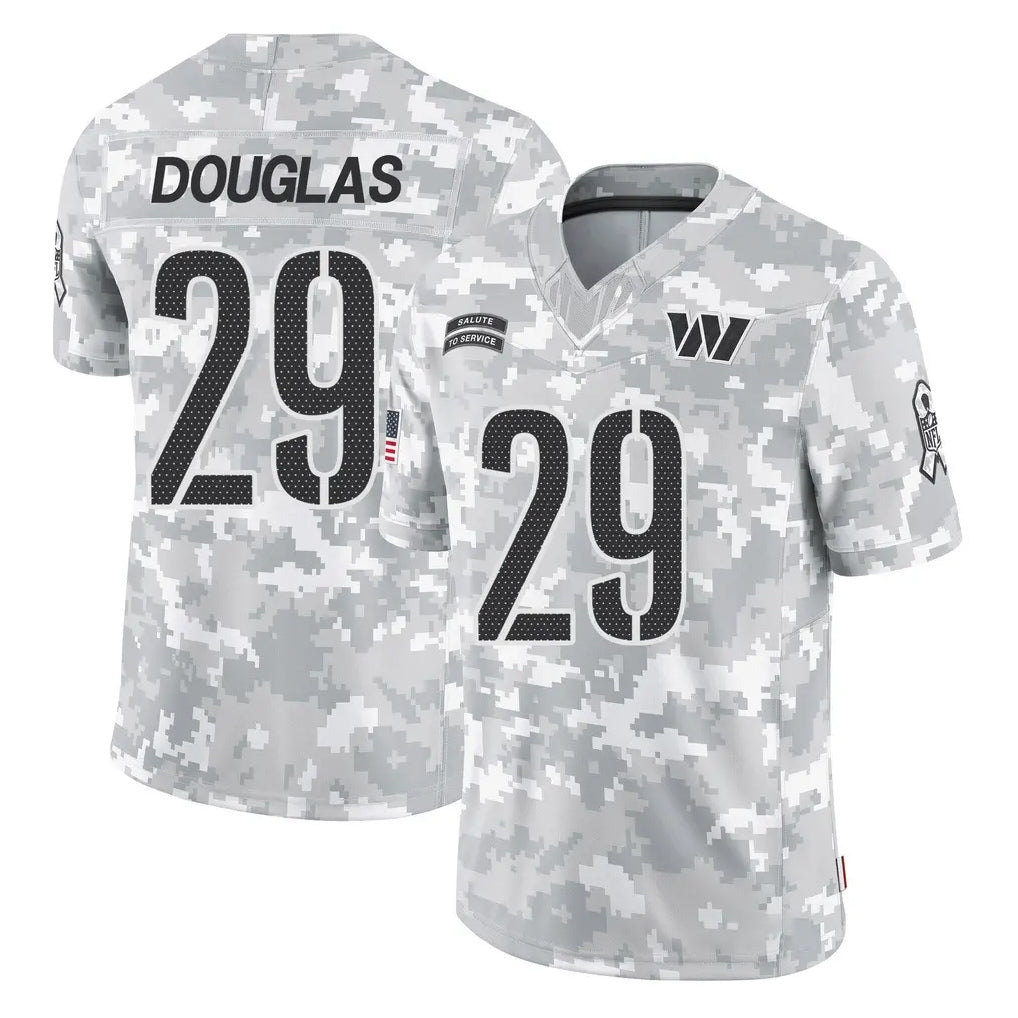 Qdoa W.Commanders #29 Rasul Douglas Player Arctic Camo Limited Salute To Service Home Game Stitched Jerseys