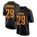 Qdoa W.Commanders #29 Rasul Douglas Player Black Carbon Fashion Home Game Stitched Jerseys
