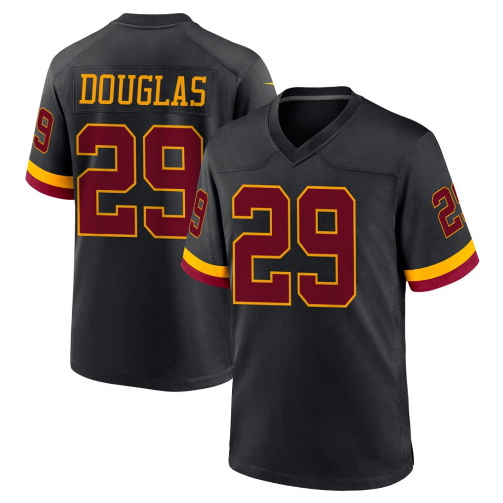Qdoa W.Commanders #29 Rasul Douglas Player Black Limited Home Game Stitched Jerseys