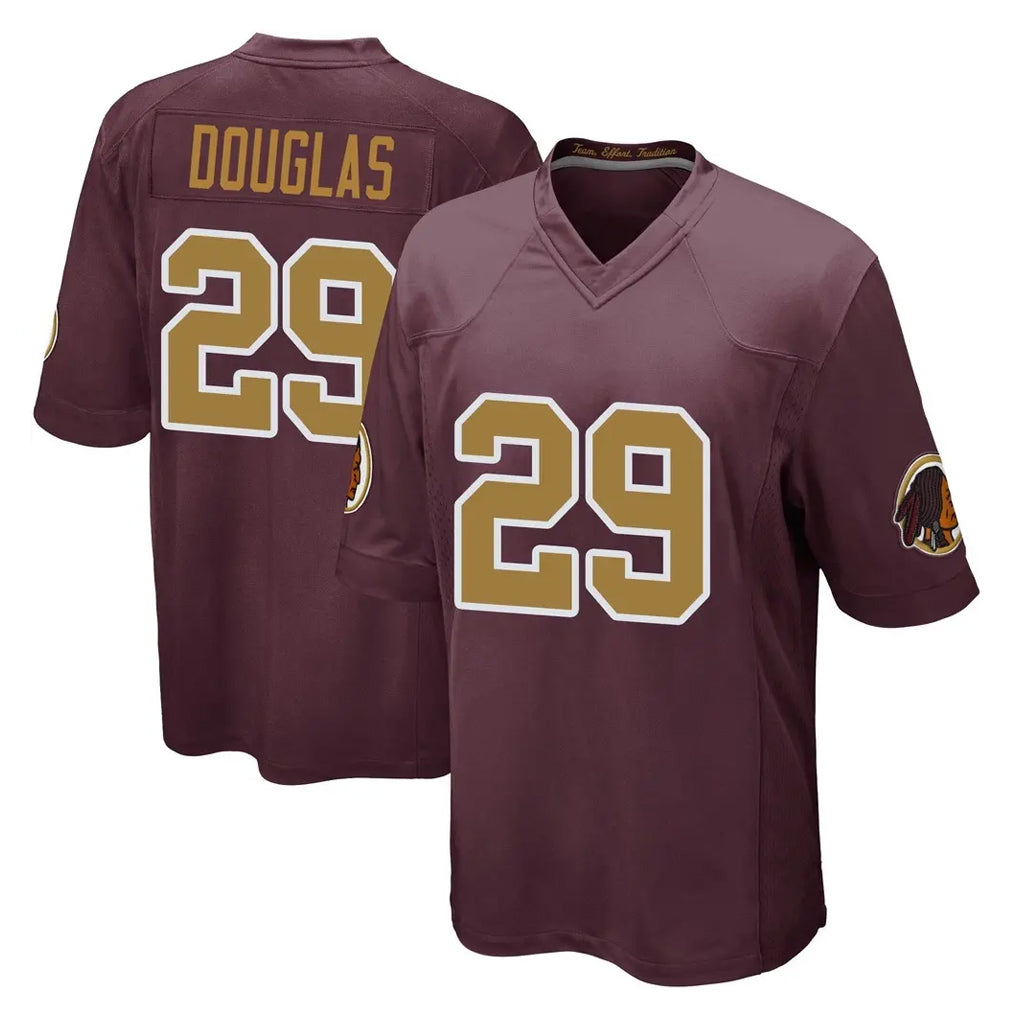 Qdoa W.Commanders #29 Rasul Douglas Player Burgundy Alternate Home Game Stitched Jerseys