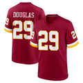 Qdoa W.Commanders #29 Rasul Douglas Player Burgundy Game Home Stitched Jerseys