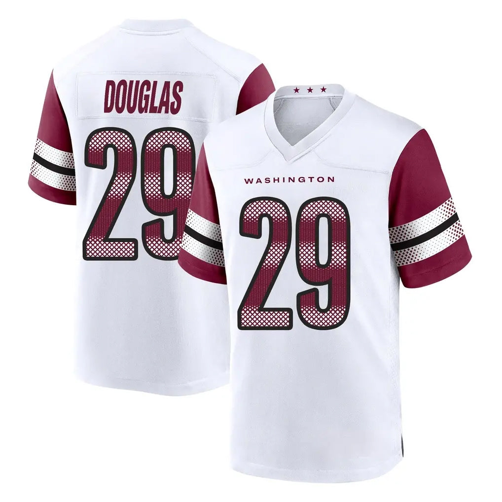 Qdoa W.Commanders #29 Rasul Douglas Player White Game Home Stitched Jerseys