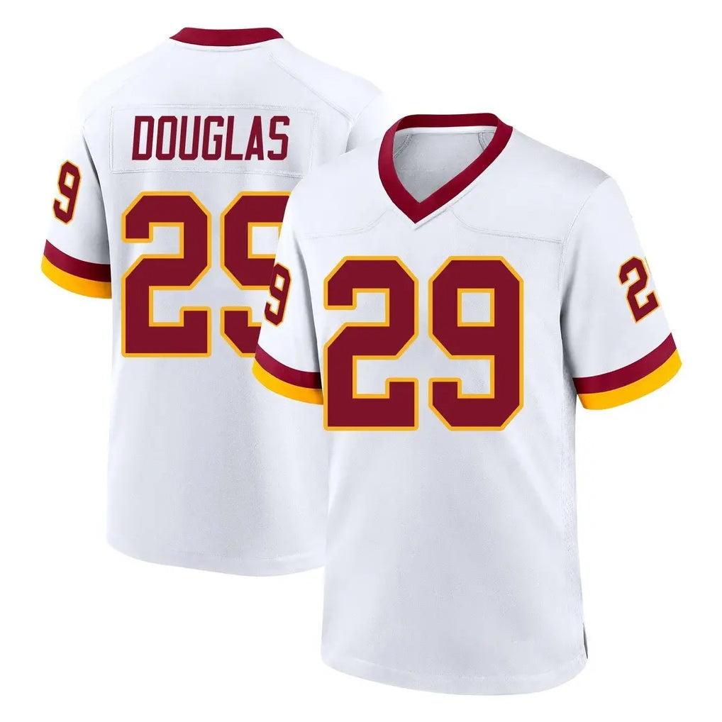 Qdoa W.Commanders #29 Rasul Douglas Player White Home Game Stitched Jerseys