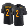 Qdoa W.Commanders #2 Amik Robertson Player Black Home Game Stitched Jerseys