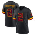 Qdoa W.Commanders #2 Amik Robertson Player Black Limited Home Game Stitched Jerseys