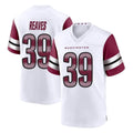 Qdoa W.Commanders #39 Jeremy Reaves Player White Game Home Stitched Jerseys