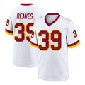 Qdoa W.Commanders #39 Jeremy Reaves Player White Home Game Stitched Jerseys