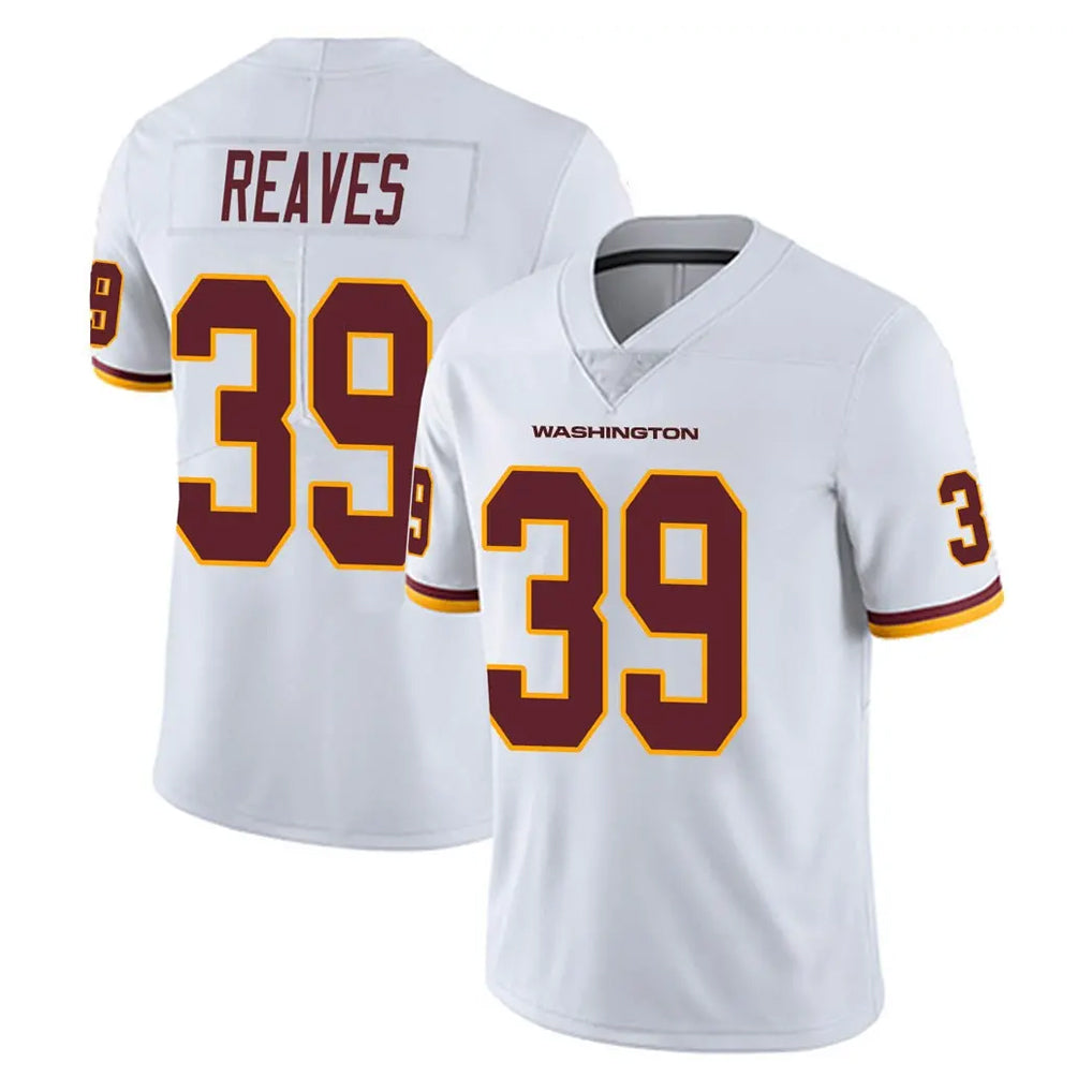 Qdoa W.Commanders #39 Jeremy Reaves Player White Limited Vapor Untouchable Home Game Stitched Jerseys