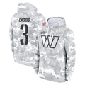 Qdoa W.Commanders #3 Stefon Diggs Player Arctic Camo Limited Salute to Service Pullover Hoodies Game Stitched Jerseys