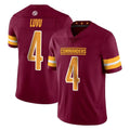 Qdoa W.Commanders #4 Frankie Luvu Player Burgundy Limited Vapor Home Game Stitched Jerseys