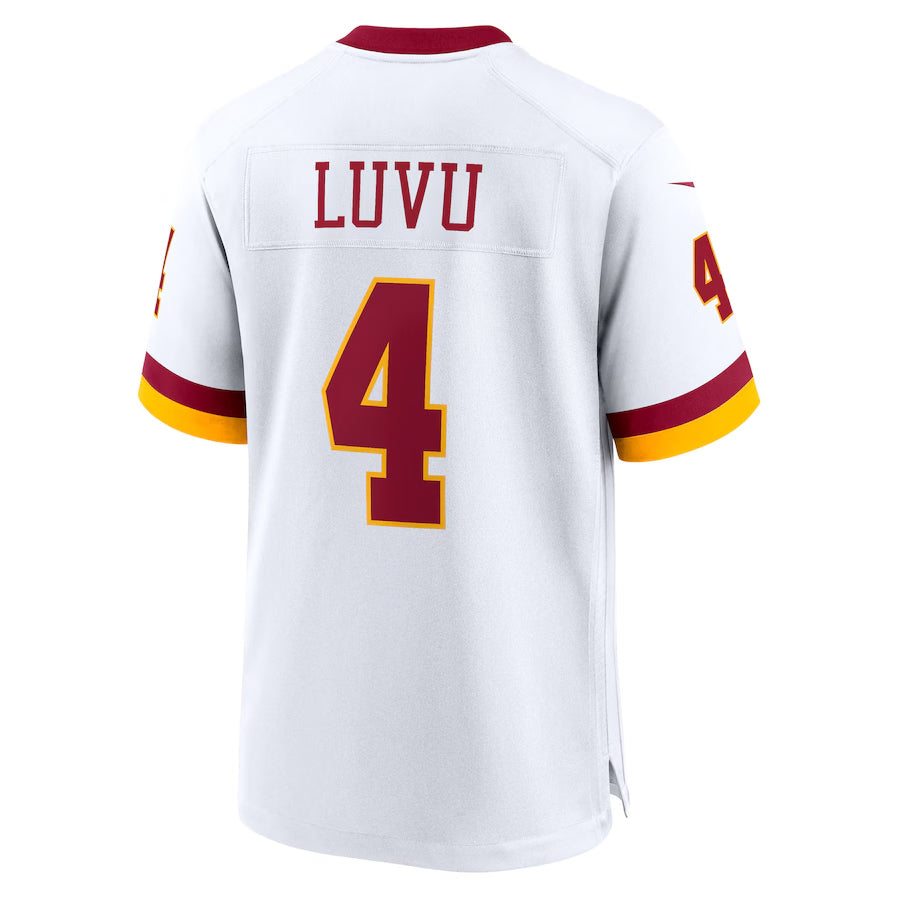 Qdoa W.Commanders #4 Frankie Luvu Player White Game Football Jerseys
