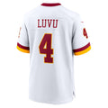 Qdoa W.Commanders #4 Frankie Luvu Player White Game Football Jerseys