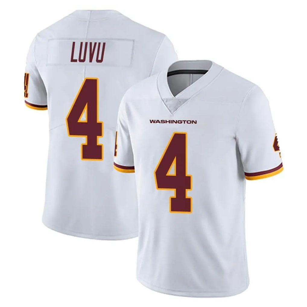 Qdoa W.Commanders #4 Frankie Luvu Player White Limited Vapor Untouchable Home Game Stitched Jerseys