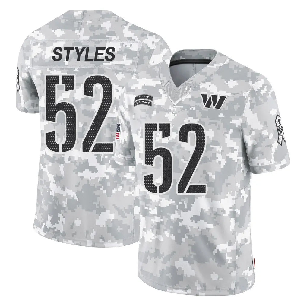 Qdoa W.Commanders #52 Sonny Styles Player Arctic Camo Limited Salute To Service Home Game Stitched Jerseys