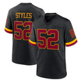 Qdoa W.Commanders #52 Sonny Styles Player Black Limited Home Game Stitched Jerseys