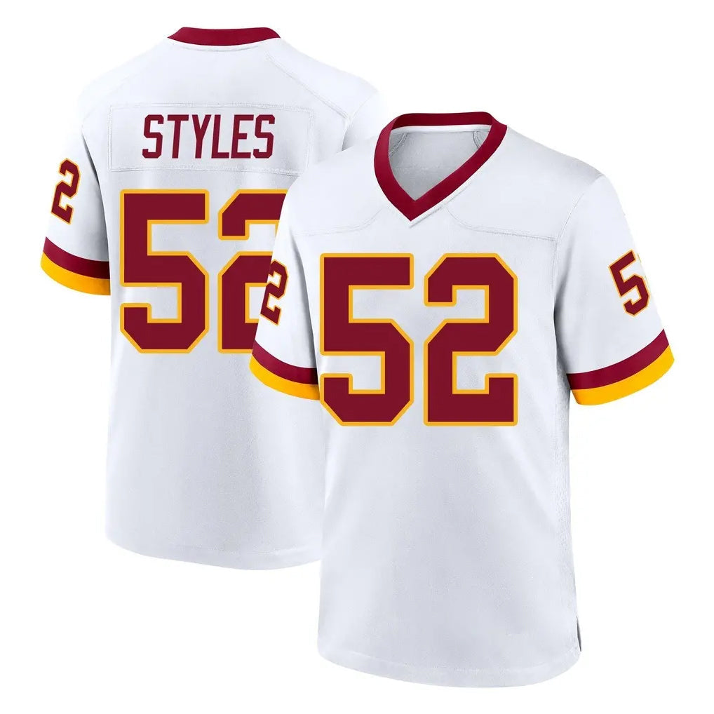 Qdoa W.Commanders #52 Sonny Styles Player White Home Game Stitched Jerseys
