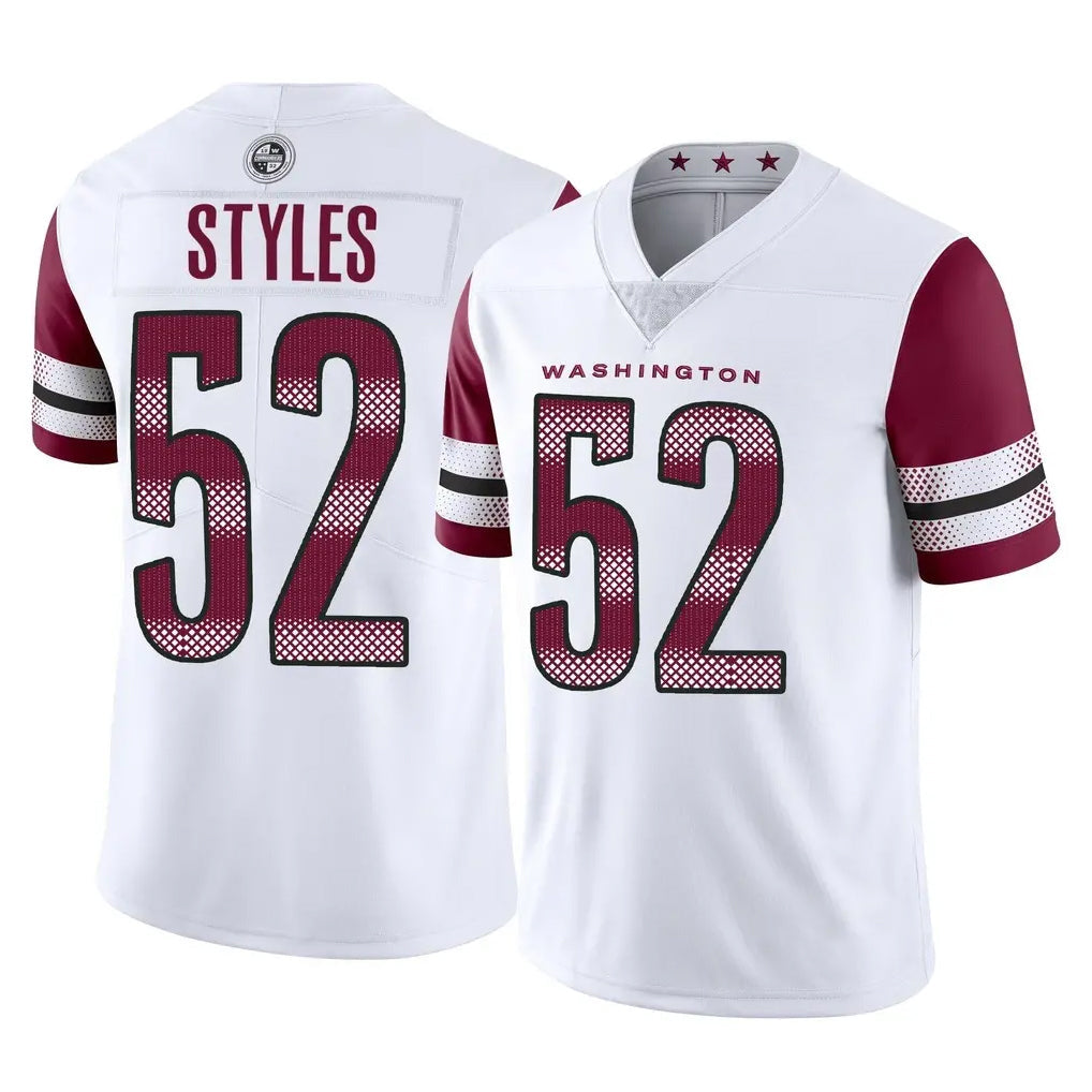 Qdoa W.Commanders #52 Sonny Styles Player White Limited Vapor Home Game Stitched Jerseys