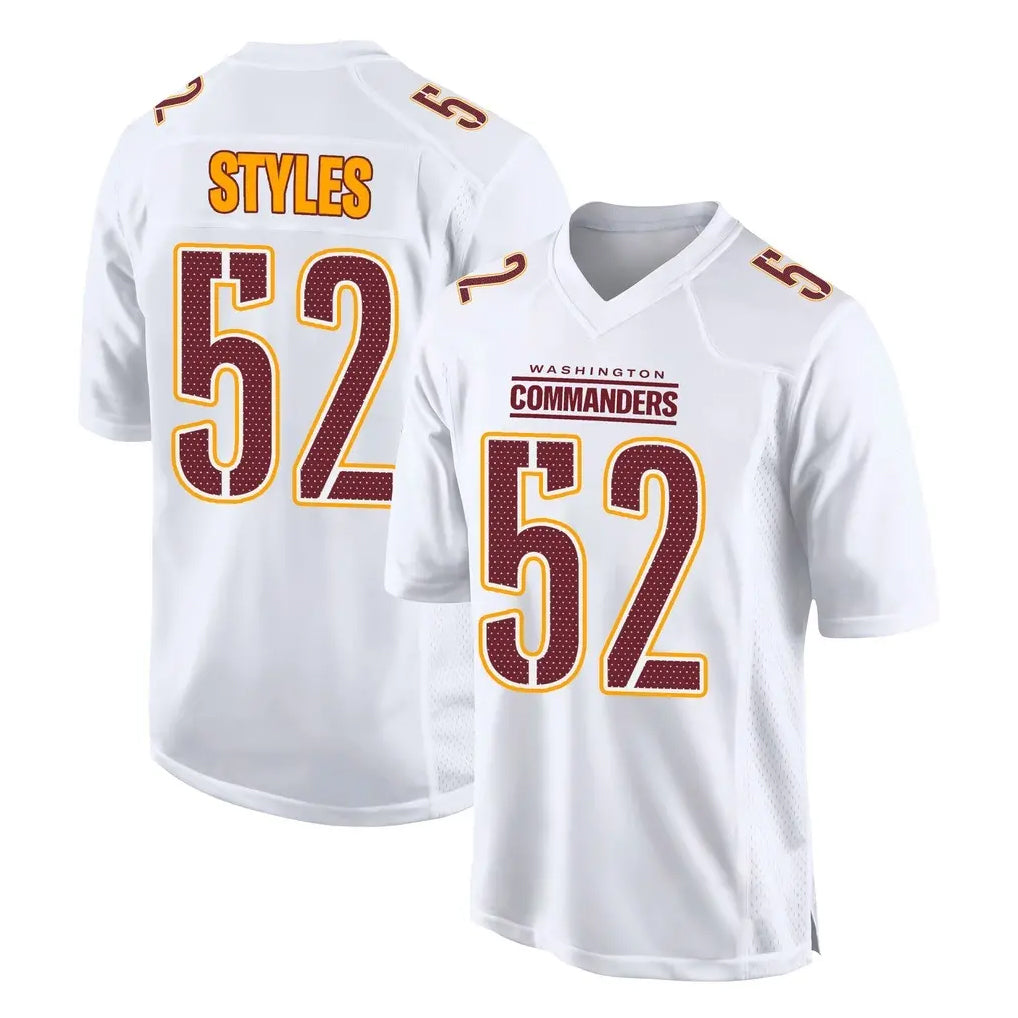Qdoa W.Commanders #52 Sonny Styles Player White Tundra Fashion Home Game Stitched Jerseys