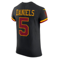 Qdoa W.Commanders #5 Jayden Daniels Black Alternate Vapor F.U.S.E. Elite Stitched Jerseys