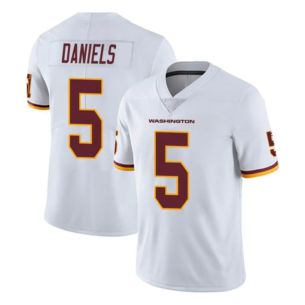 Qdoa W.Commanders #5 Jayden Daniels Player White Limited Vapor Untouchable Home Game Stitched Jerseys