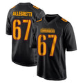 Qdoa W.Commanders #67 Nick Allegretti Player Black Carbon Fashion Home Game Stitched Jerseys