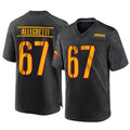 Qdoa W.Commanders #67 Nick Allegretti Player Black Home Game Stitched Jerseys