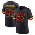 Qdoa W.Commanders #67 Nick Allegretti Player Black Limited Home Game Stitched Jerseys