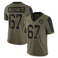Qdoa W.Commanders #67 Nick Allegretti Player Olive Salute To Service Limited Game Stitched Jerseys