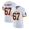 Qdoa W.Commanders #67 Nick Allegretti Player White Limited Vapor Untouchable Home Game Stitched Jerseys