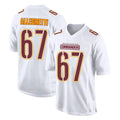 Qdoa W.Commanders #67 Nick Allegretti Player White Tundra Fashion Home Game Stitched Jerseys