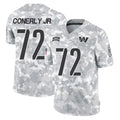 Qdoa W.Commanders #72 Josh Conerly Jr. Player Arctic Camo Limited Salute To Service Home Game Stitched Jerseys