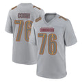 Qdoa W.Commanders #76 Sam Cosmi Player Gray Atmosphere Fashion Home Game Stitched Jerseys