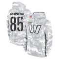 Qdoa W.Commanders #85 Chig Okonkwo Player Arctic Camo Limited Salute to Service Pullover Hoodies Game Stitched Jerseys