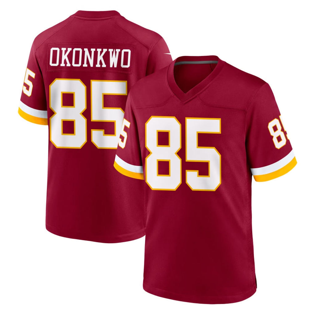 Qdoa W.Commanders #85 Chig Okonkwo Player Burgundy Game Home Stitched Jerseys