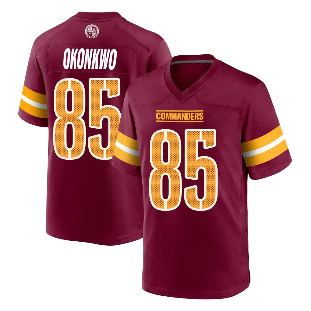 Qdoa W.Commanders #85 Chig Okonkwo Player Burgundy Home Game Stitched Jerseys