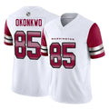 Qdoa W.Commanders #85 Chig Okonkwo Player White Vapor F.U.S.E. Limited Home Game Stitched Jerseys