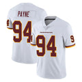 Qdoa W.Commanders #94 Daron Payne Player White Limited Vapor Untouchable Home Game Stitched Jerseys